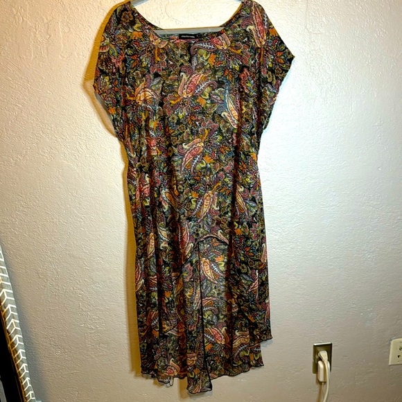 Colorful sheer long shirt - Picture 1 of 4